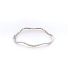 Load image into Gallery viewer, 18K White Gold Bracelet Wave 1.59 grams Oval - Rafant