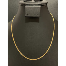 Load image into Gallery viewer, 18K Gold Necklace Chain Curb 18 inches 2.54 grams - Rafant