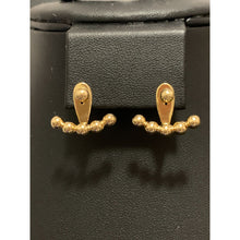 Load image into Gallery viewer, 18K Gold Earrings Stud Dangling Balls 2.07 grams - Rafant