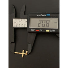 Load image into Gallery viewer, 18K Gold Pendant Cross 0.64 grams Dainty Small - Rafant