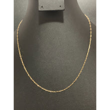 Load image into Gallery viewer, 18K Gold Necklace Chain Paperclips 1.62 grams 18 inches - Rafant