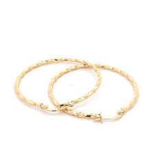 Load image into Gallery viewer, 18K Gold Earrings Hoops Spiral - Rafant