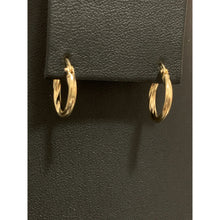 Load image into Gallery viewer, 18K Gold Earrings Hoops Loops 0.84 grams - Rafant