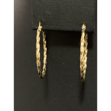 Load image into Gallery viewer, 18K Gold Earrings Hoops Loops Spiral - Rafant