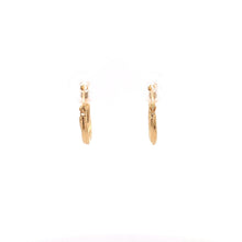 Load image into Gallery viewer, 18K Yellow Gold Earrings Hoops 0.83 grams - Rafant