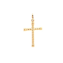 Load image into Gallery viewer, 18K Yellow Gold Pendant Cross Religious 1.34 grams - Rafant