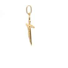Load image into Gallery viewer, 18K Gold Pendant Cross Jesus Christ Religious 0.69 grams - Rafant