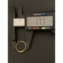 Load image into Gallery viewer, 18K Gold Ring Evil Eye Cubic Zirconia 1.14 grams Size 6 - Rafant