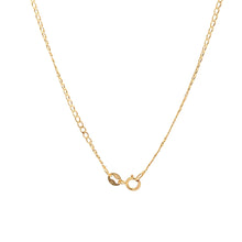 Load image into Gallery viewer, 18K Yellow Gold Necklace Chain Curb 15.75 inches 1.01 grams - Rafant