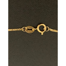 Load image into Gallery viewer, 18K Gold Necklace Chain 20 inches with Cross Pendant 1.73grams - Rafant