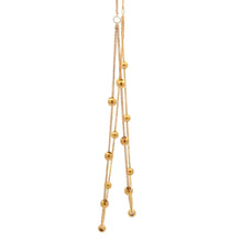 Load image into Gallery viewer, 18K Gold Necklace Chain 17.5 inches Very Tiny Beads 0.94 grams - Rafant