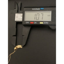 Load image into Gallery viewer, 18K Gold Necklace Chain 15.75" with Pendant and French Clips Earrings Set 2.58 grams - Rafant