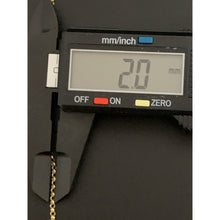 Load image into Gallery viewer, 18K Gold Necklace Chain 17.75 inches with Mother Mary Pendant 1.91 grams - Rafant