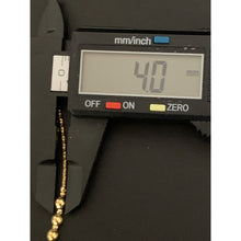 Load image into Gallery viewer, 18K Gold Necklace Omega Soft Beaded Flexible 15.75 inches 1.57 grams - Rafant