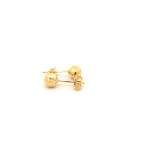 Load image into Gallery viewer, 18K Yellow Gold Earrings Stud Ball 1.01 grams Small - Rafant
