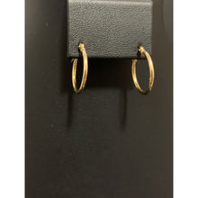 Load image into Gallery viewer, 18K Gold Earrings Hoops Loops 1 gram - Rafant