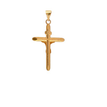 Load image into Gallery viewer, 18K Gold Pendant Cross Jesus Christ Religious 0.55 grams - Rafant