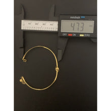 Load image into Gallery viewer, 18K Gold Bracelet Flexible Bangle Small Extra Small 1.66 grams - Rafant