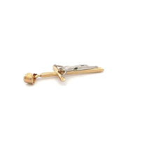Load image into Gallery viewer, 18K Gold Pendant Cross Jesus Christ Religious 0.80 grams - Rafant