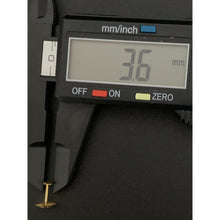 Load image into Gallery viewer, 18K Gold Earrings Stud Screw Type Round Circle 0.35 grams - Rafant