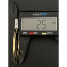 Load image into Gallery viewer, 18K Gold Earrings Hoops Loops 2.42 grams - Rafant