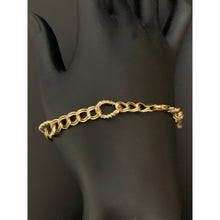 Load image into Gallery viewer, 18K Gold Bracelet Women Cable Link Chain 7.5 inches 3.75 grams - Rafant