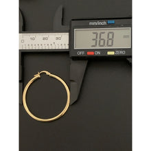 Load image into Gallery viewer, 18K Gold Earrings Hoops Loops 2.42 grams - Rafant