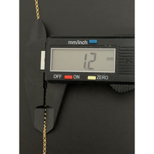 Load image into Gallery viewer, 18K Gold Necklace  Rolo Chain 17.50 inches with Mother Mary Round Pendant 2.35 grams - Rafant