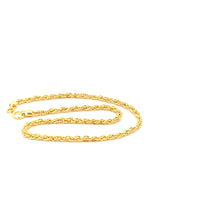 Load image into Gallery viewer, 18K Gold Bracelet Chain Rope Size 7.5 inches - Rafant