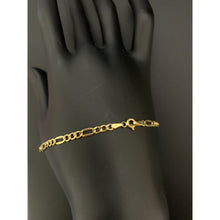 Load image into Gallery viewer, 18K Gold Bracelet Figaro 7.25 inches 1.84 grams - Rafant