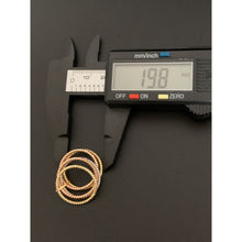 Load image into Gallery viewer, 18K Gold Ring Five Days Tricolor Yellow White Rose 1.64 grams S 7.5 - Rafant