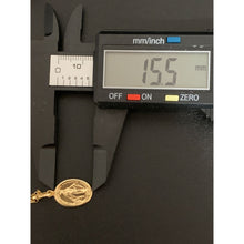 Load image into Gallery viewer, 18K Gold Necklace Chain 17.50 inches with Mother Mary Pendant 2.40 grams - Rafant