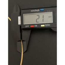 Load image into Gallery viewer, 18K Gold Necklace Omega Soft Flexible Mesh Size 16 inches 1.19 grams - Rafant