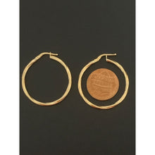 Load image into Gallery viewer, 18K Gold Earrings Hoops Loops Twisted 1.62 grams - Rafant