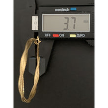 Load image into Gallery viewer, 18K Gold Bracelet Soft Flexible Twisted 6.75 inches 1.03 grams - Rafant