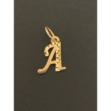Load image into Gallery viewer, 18K Gold Pendant Charm Letter A 0.65 grams - Rafant