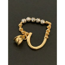 Load image into Gallery viewer, 18K Gold Pendant Heart Two Tone White Yellow Gold 1.18 grams - Rafant