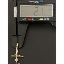 Load image into Gallery viewer, 18K Gold Pendant Cross Jesus Christ 1.11 grams - Rafant