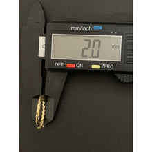 Load image into Gallery viewer, 18K Gold Earrings Hoops Loops 1.19 grams Small - Rafant