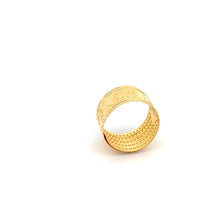 Load image into Gallery viewer, 18K Yellow Gold Ring Fortune Luck 1.93 grams - Rafant