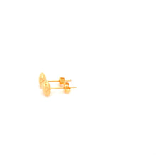 Load image into Gallery viewer, 18K Yellow Gold Earrings Stud Heart 1.24 grams Small - Rafant