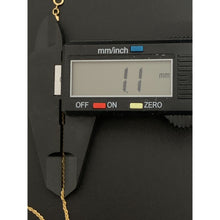 Load image into Gallery viewer, 18K Gold Necklace Chain 17.50 inches with Cross Pendant 1.52 grams - Rafant