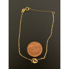 Load image into Gallery viewer, 18K Gold Bracelet Double Heart Size 7.5 inches 0.69 grams - Rafant