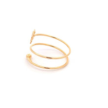Load image into Gallery viewer, 18K Gold Ring Flower Spiral Size 8 - Rafant