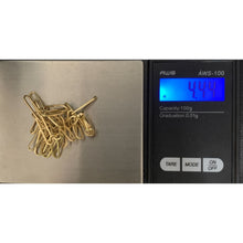 Load image into Gallery viewer, 18K Gold Necklace Chain Paperclips 16 inches 4.44 grams - Rafant