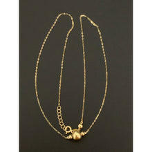 Load image into Gallery viewer, 18K Gold Necklace Chain 16.5 inches Polished Ball Pendant Charm 0.94 grams - Rafant