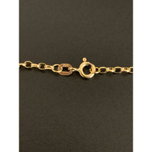 Load image into Gallery viewer, 18K Gold Necklace Chain Only Rolo Link 27.5 inches 2.87grams - Rafant