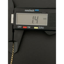 Load image into Gallery viewer, 18K Gold Necklace Chain 17.5 inches with Puffed Heart Pendant 2.07 grams - Rafant