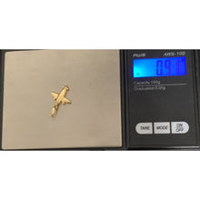 Load image into Gallery viewer, 18K Gold Pendant Airplane 0.91 grams - Rafant