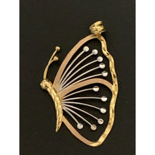 Load image into Gallery viewer, 18K Gold Pendant Butterfly 2.35 grams - Rafant